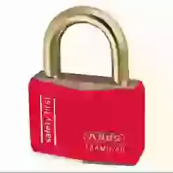 T84 Series 40mm Brass Shackle Rustproof Padlock Red